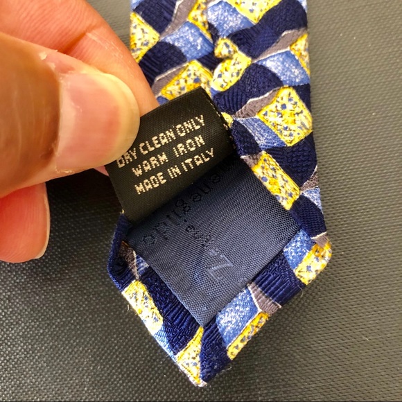 Ermenegildo Zegna- 100% Silk Men’s Tie - Picture 6 of 8